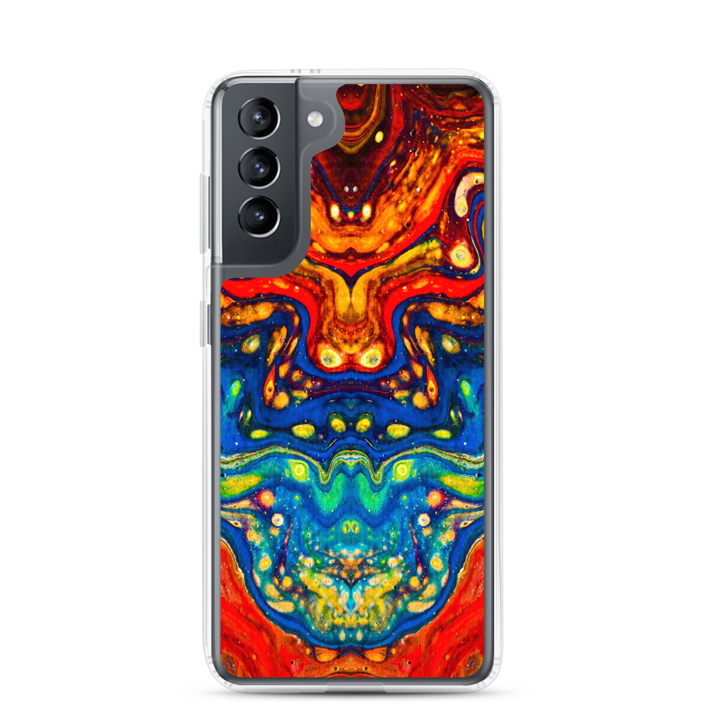 NightOwl Studio Custom Phone Case Compatible with Samsung Galaxy, Slim Cover for Wireless Charging, Drop and Scratch Resistant, Color Dragon