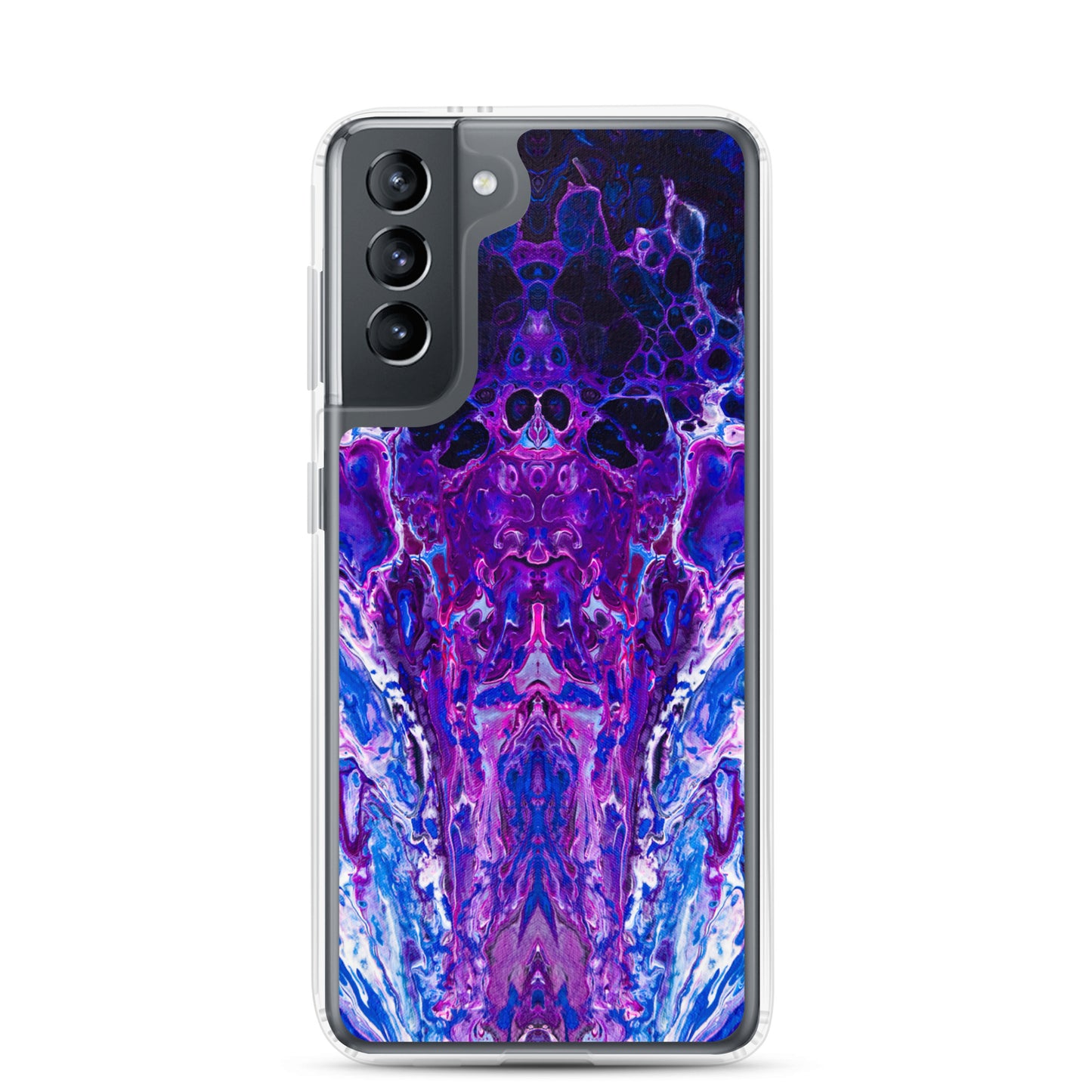 NightOwl Studio Custom Phone Case Compatible with Samsung Galaxy, Slim Cover for Wireless Charging, Drop and Scratch Resistant, Mauve Haze