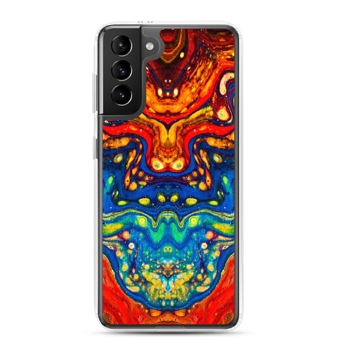 NightOwl Studio Custom Phone Case Compatible with Samsung Galaxy, Slim Cover for Wireless Charging, Drop and Scratch Resistant, Color Dragon