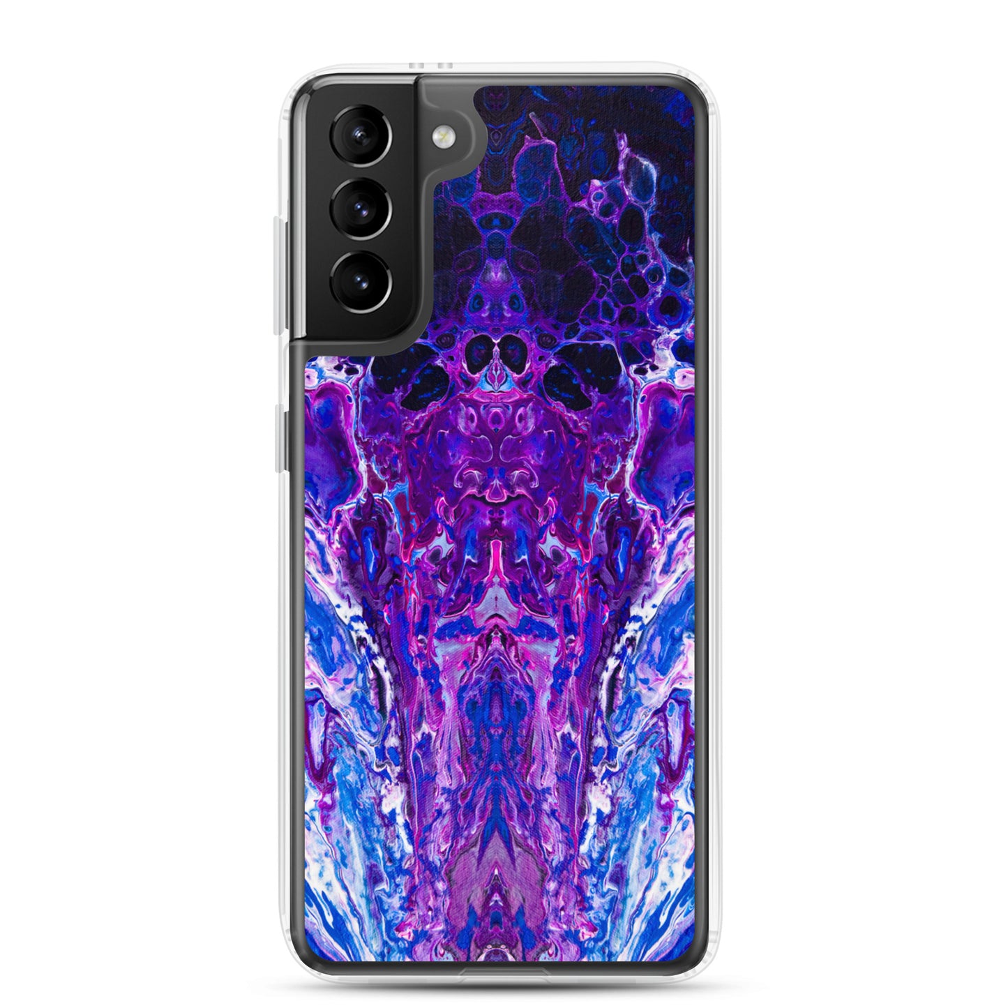 NightOwl Studio Custom Phone Case Compatible with Samsung Galaxy, Slim Cover for Wireless Charging, Drop and Scratch Resistant, Mauve Haze