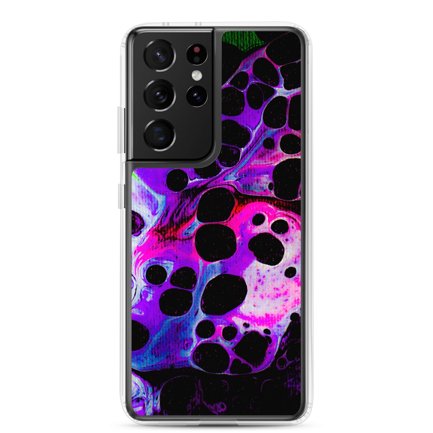 NightOwl Studio Custom Phone Case Compatible with Samsung Galaxy, Slim Cover for Wireless Charging, Drop and Scratch Resistant, Carbonated Color