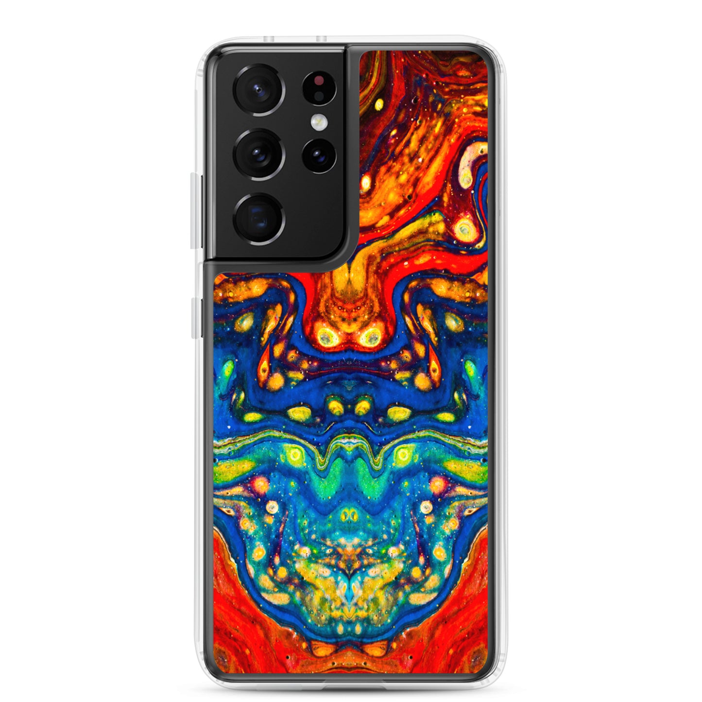 NightOwl Studio Custom Phone Case Compatible with Samsung Galaxy, Slim Cover for Wireless Charging, Drop and Scratch Resistant, Color Dragon