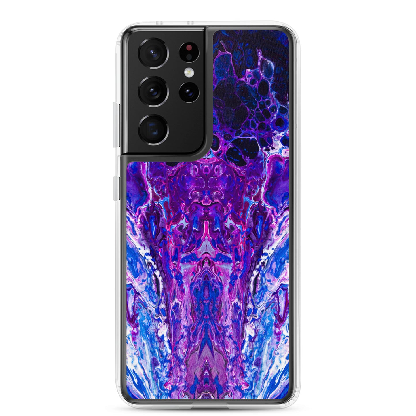 NightOwl Studio Custom Phone Case Compatible with Samsung Galaxy, Slim Cover for Wireless Charging, Drop and Scratch Resistant, Mauve Haze