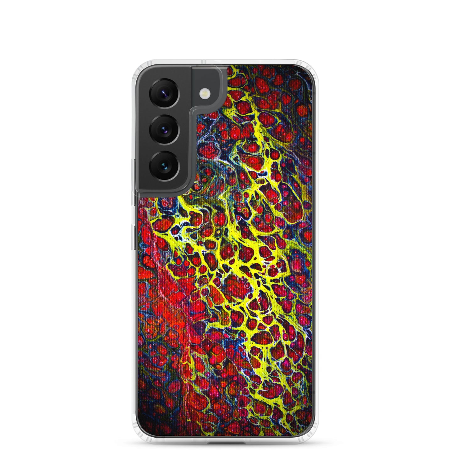 NightOwl Studio Custom Phone Case Compatible with Samsung Galaxy, Slim Cover for Wireless Charging, Drop and Scratch Resistant, Boho Art Colors, Crown of Thorns