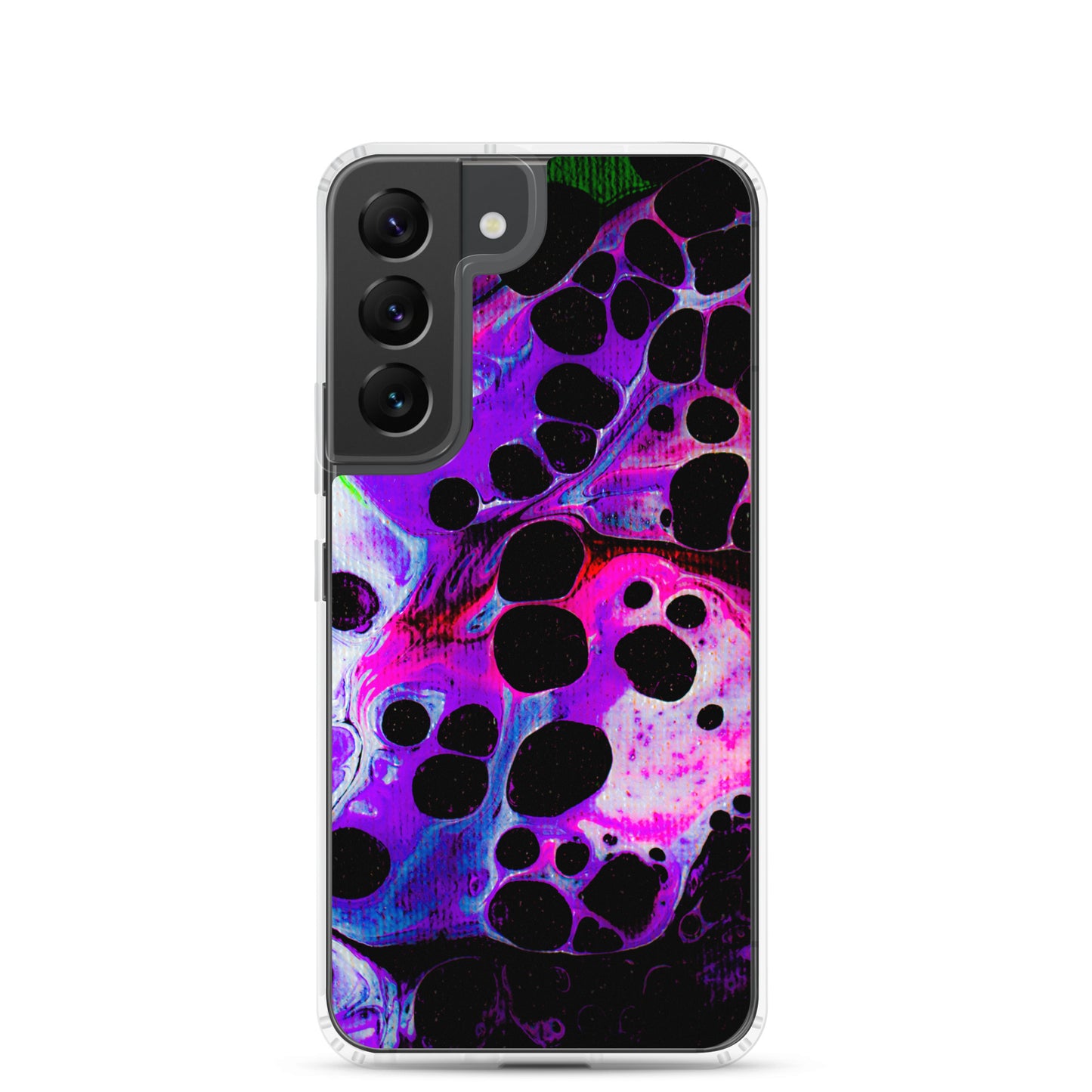 NightOwl Studio Custom Phone Case Compatible with Samsung Galaxy, Slim Cover for Wireless Charging, Drop and Scratch Resistant, Carbonated Color