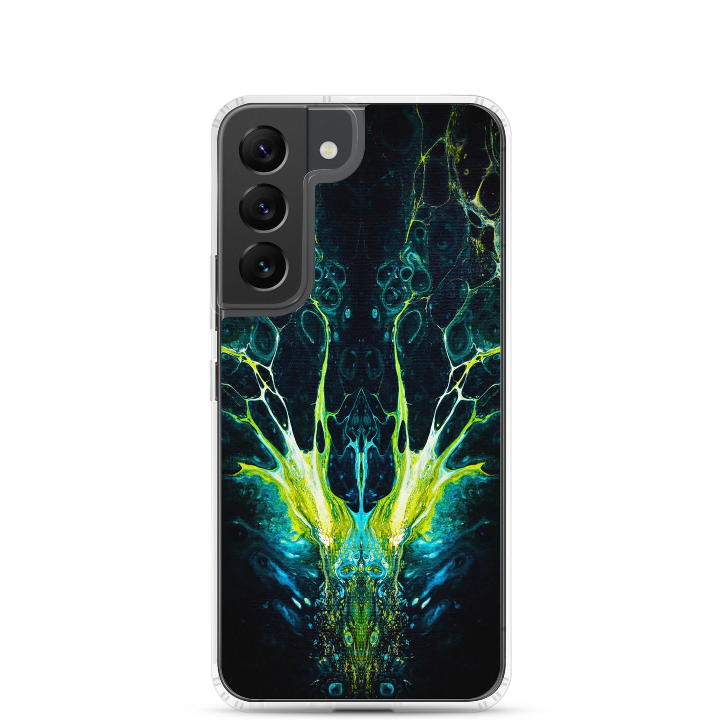 NightOwl Studio Custom Phone Case Compatible with Samsung Galaxy, Slim Cover for Wireless Charging, Drop and Scratch Resistant, Boho Art Colors, Interpretation