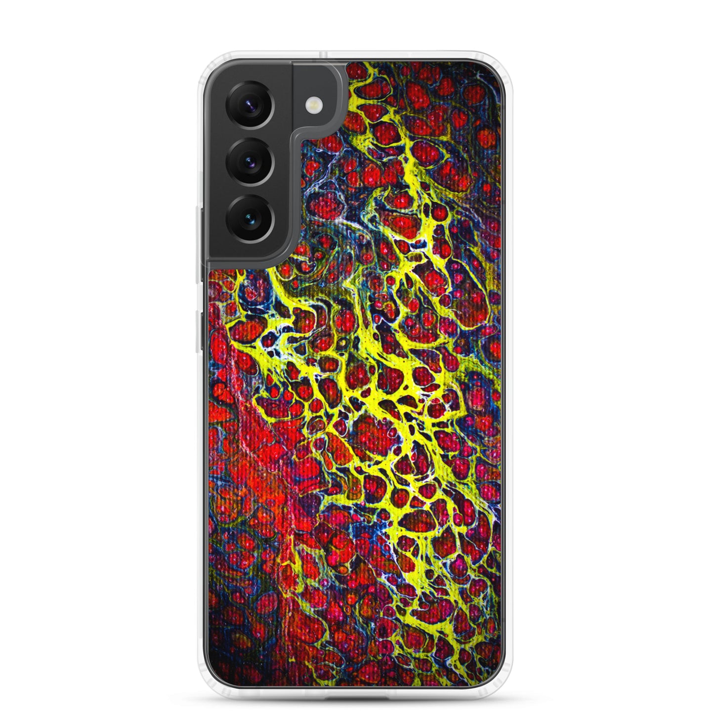 NightOwl Studio Custom Phone Case Compatible with Samsung Galaxy, Slim Cover for Wireless Charging, Drop and Scratch Resistant, Boho Art Colors, Crown of Thorns