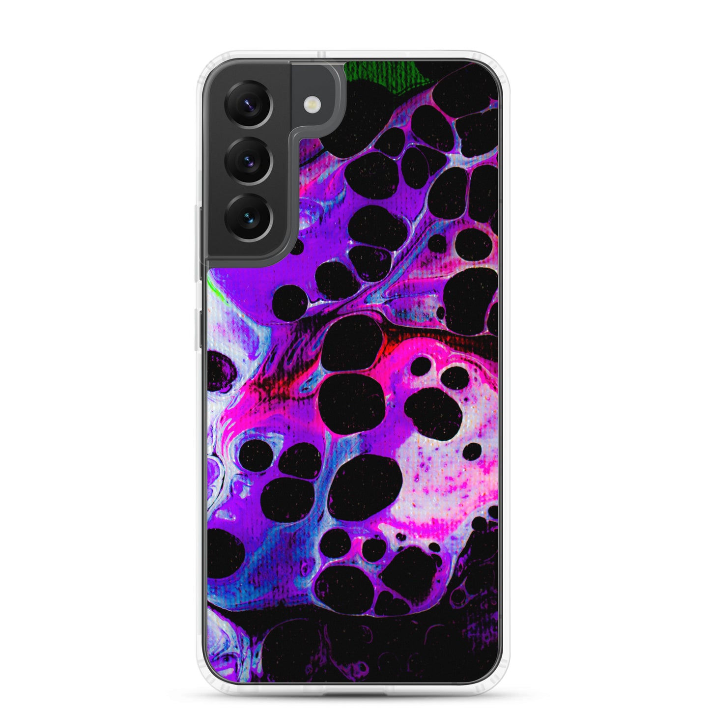 NightOwl Studio Custom Phone Case Compatible with Samsung Galaxy, Slim Cover for Wireless Charging, Drop and Scratch Resistant, Carbonated Color