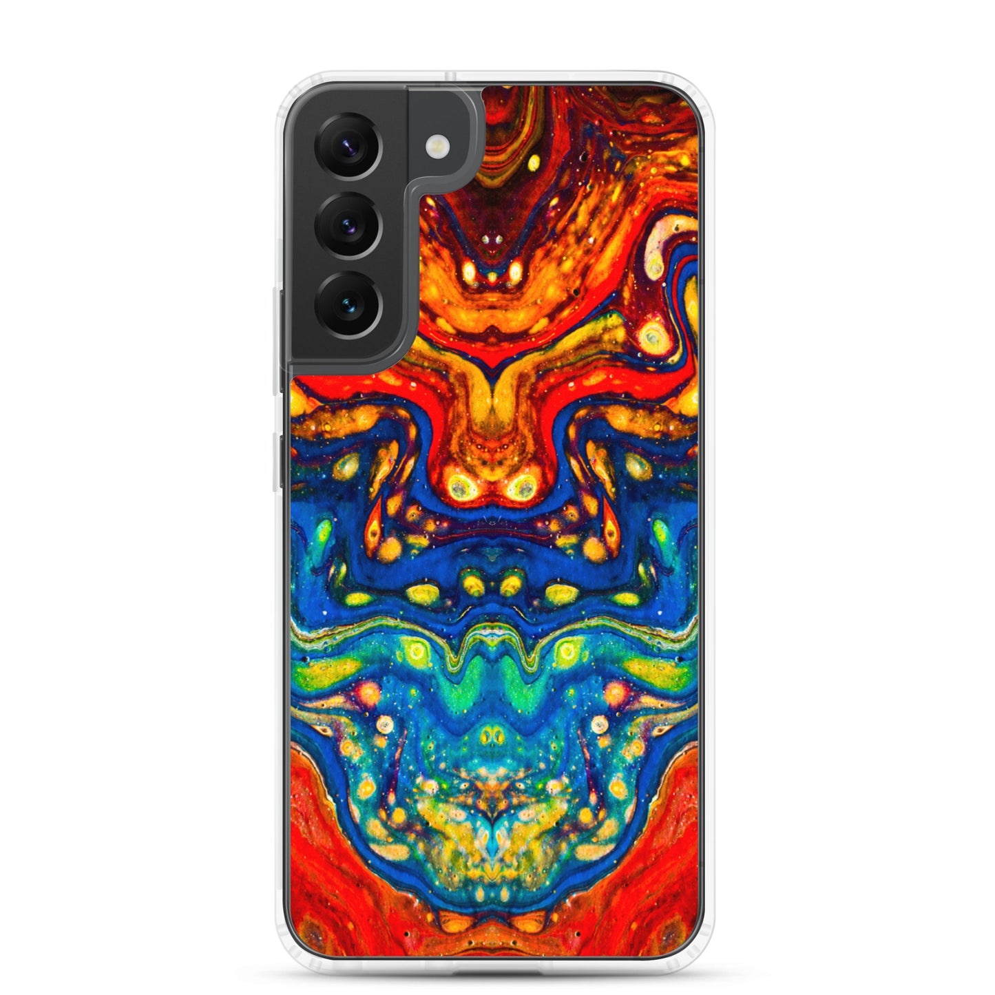 NightOwl Studio Custom Phone Case Compatible with Samsung Galaxy, Slim Cover for Wireless Charging, Drop and Scratch Resistant, Color Dragon