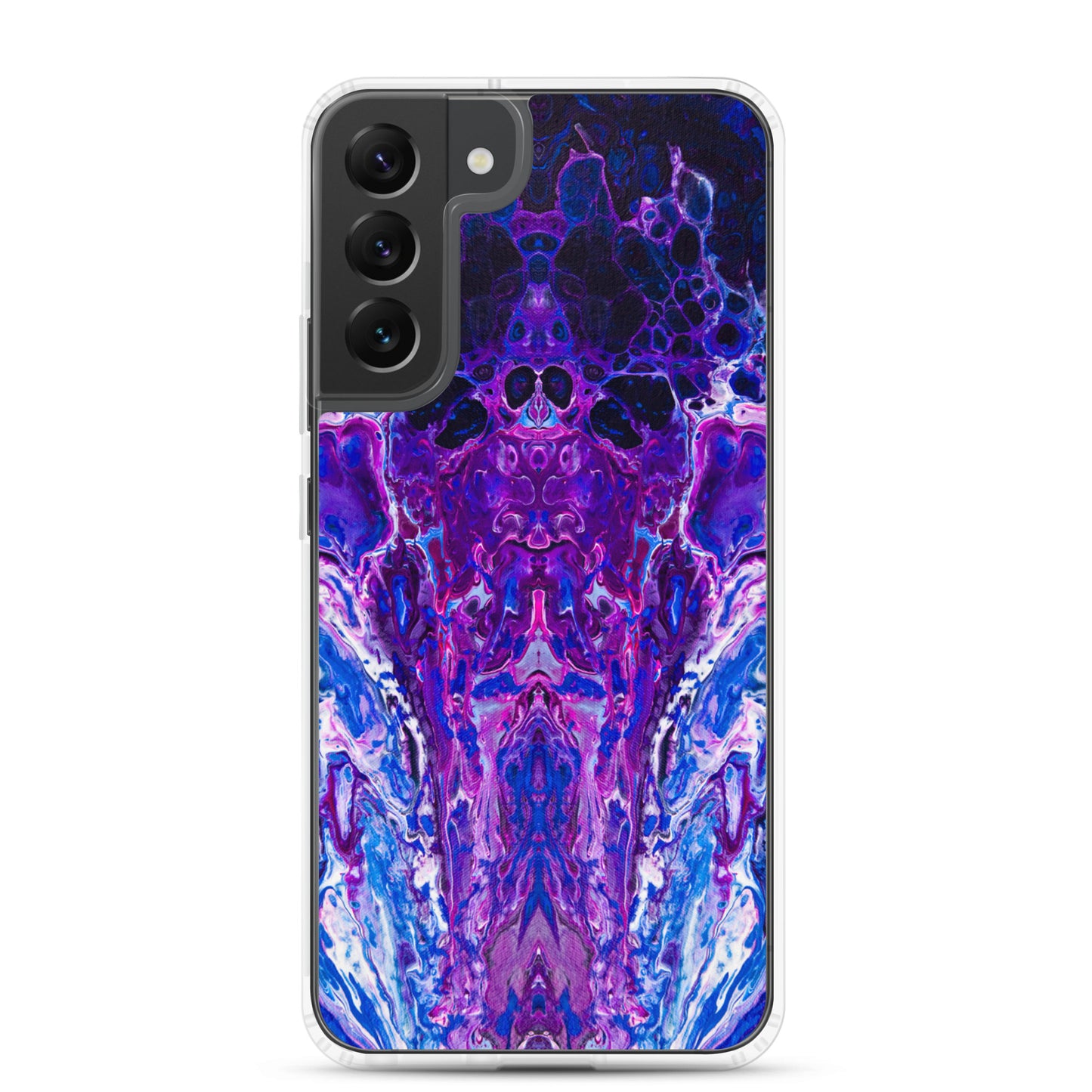 NightOwl Studio Custom Phone Case Compatible with Samsung Galaxy, Slim Cover for Wireless Charging, Drop and Scratch Resistant, Mauve Haze