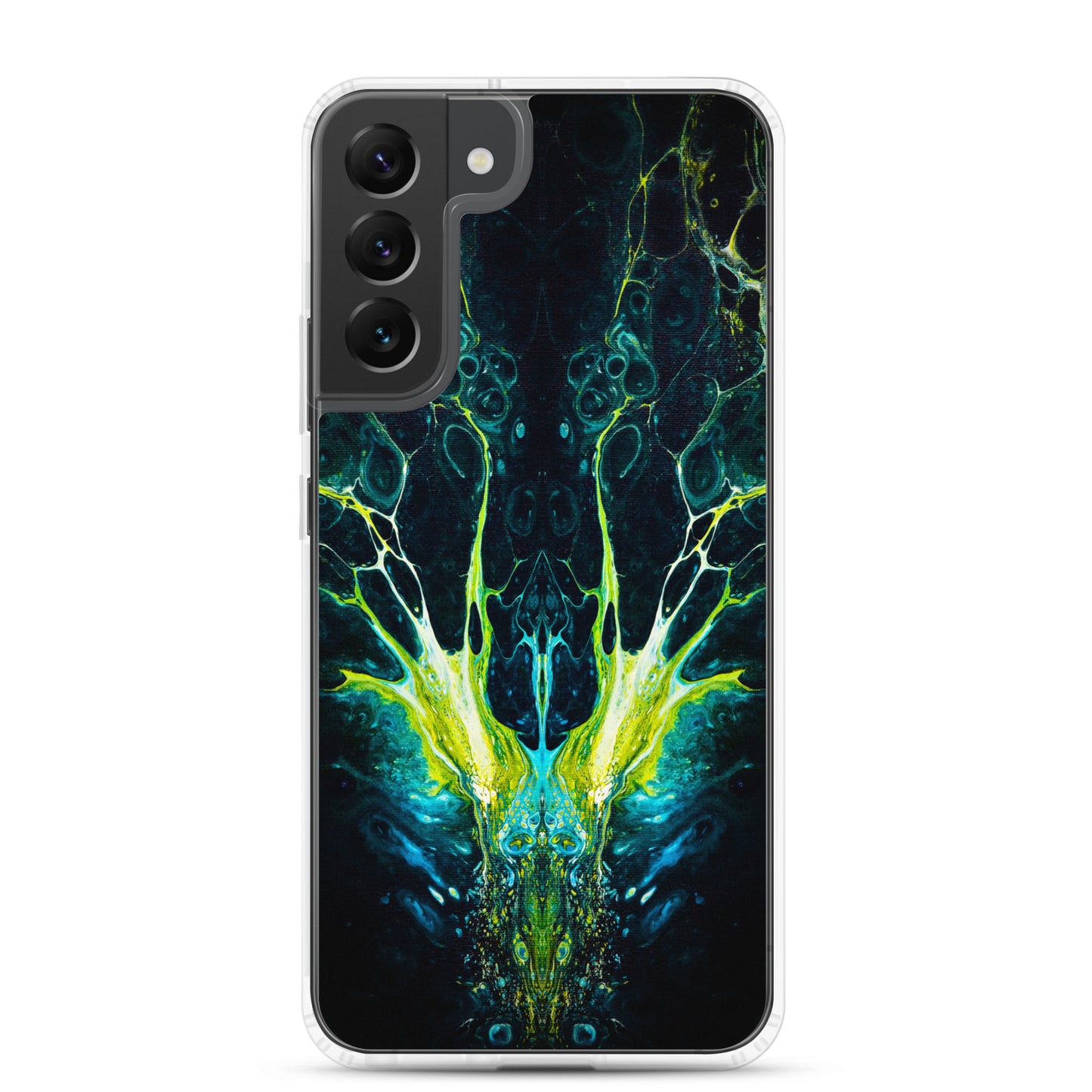 NightOwl Studio Custom Phone Case Compatible with Samsung Galaxy, Slim Cover for Wireless Charging, Drop and Scratch Resistant, Boho Art Colors, Interpretation