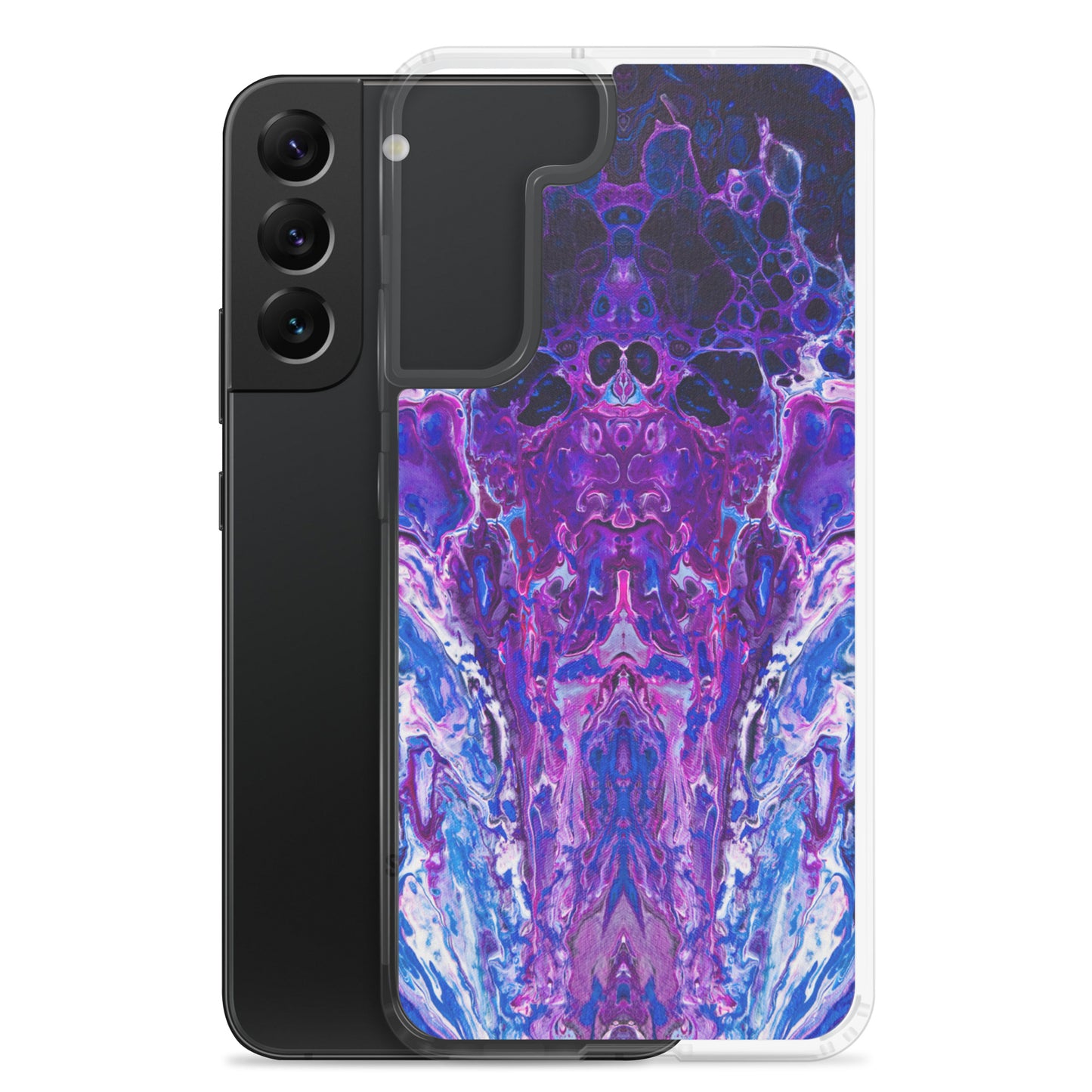 NightOwl Studio Custom Phone Case Compatible with Samsung Galaxy, Slim Cover for Wireless Charging, Drop and Scratch Resistant, Mauve Haze