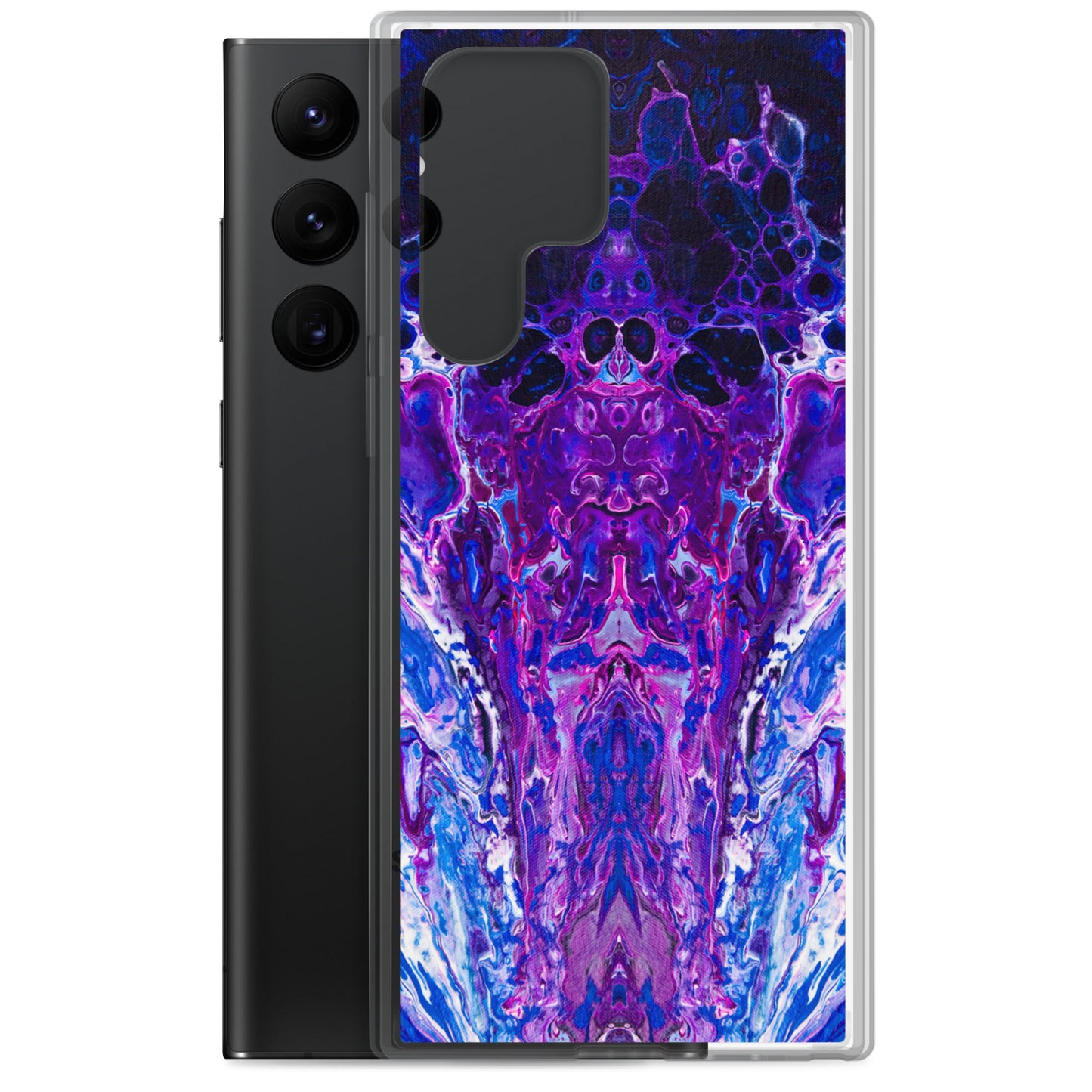 NightOwl Studio Custom Phone Case Compatible with Samsung Galaxy, Slim Cover for Wireless Charging, Drop and Scratch Resistant, Mauve Haze