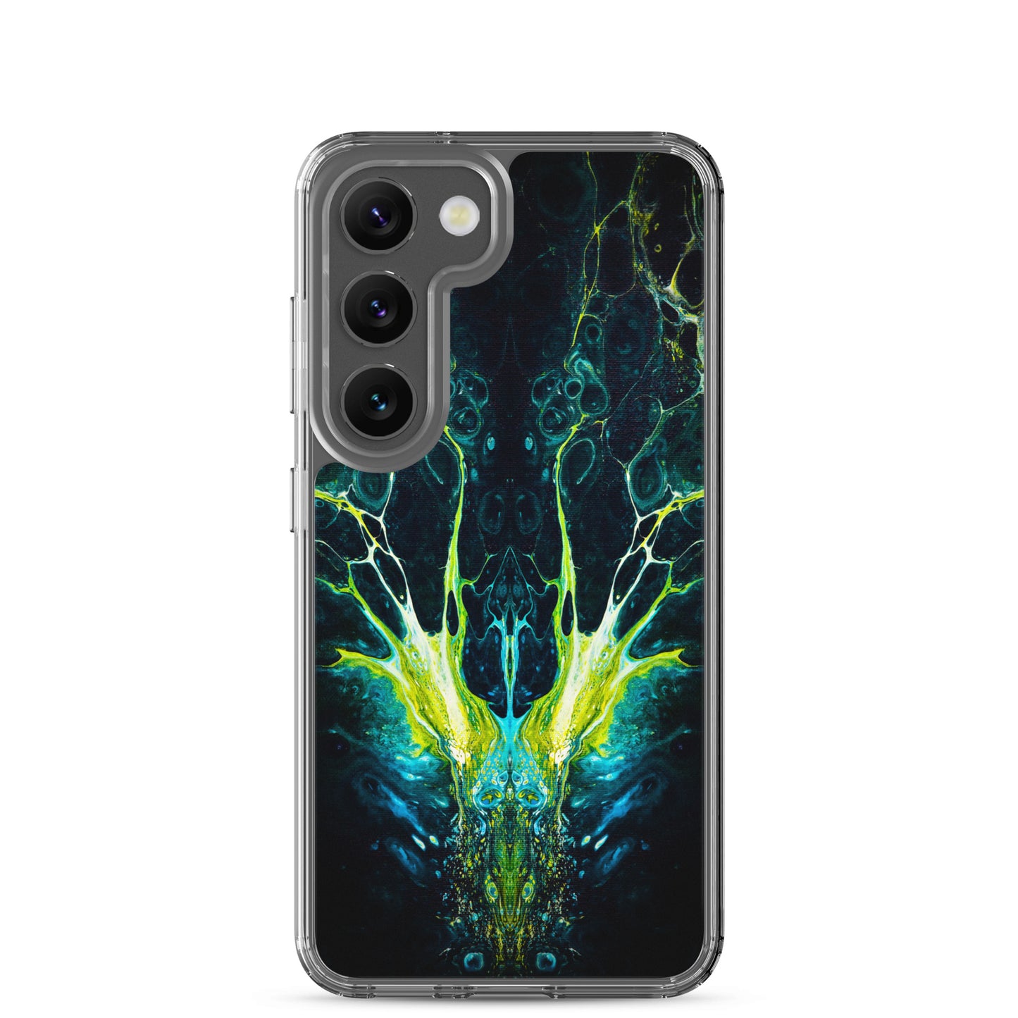 NightOwl Studio Custom Phone Case Compatible with Samsung Galaxy, Slim Cover for Wireless Charging, Drop and Scratch Resistant, Boho Art Colors, Interpretation