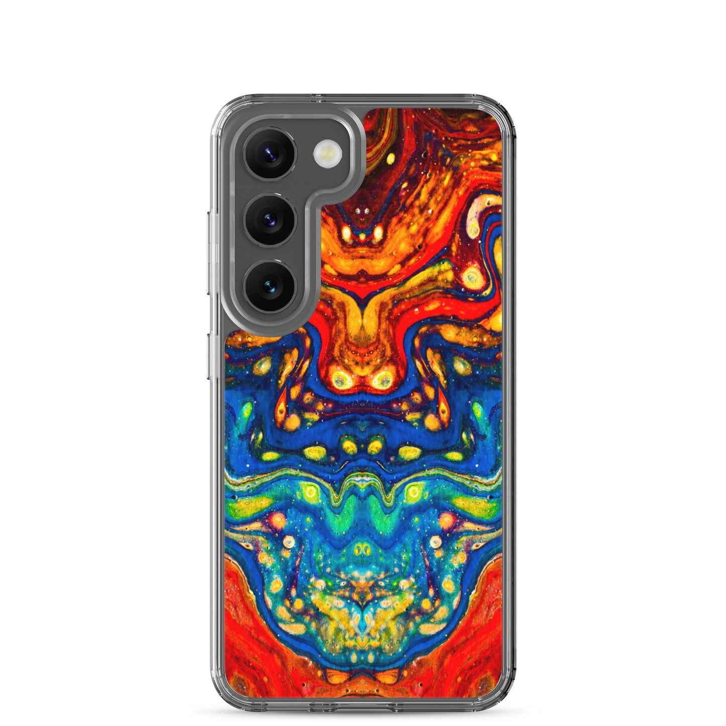 NightOwl Studio Custom Phone Case Compatible with Samsung Galaxy, Slim Cover for Wireless Charging, Drop and Scratch Resistant, Color Dragon