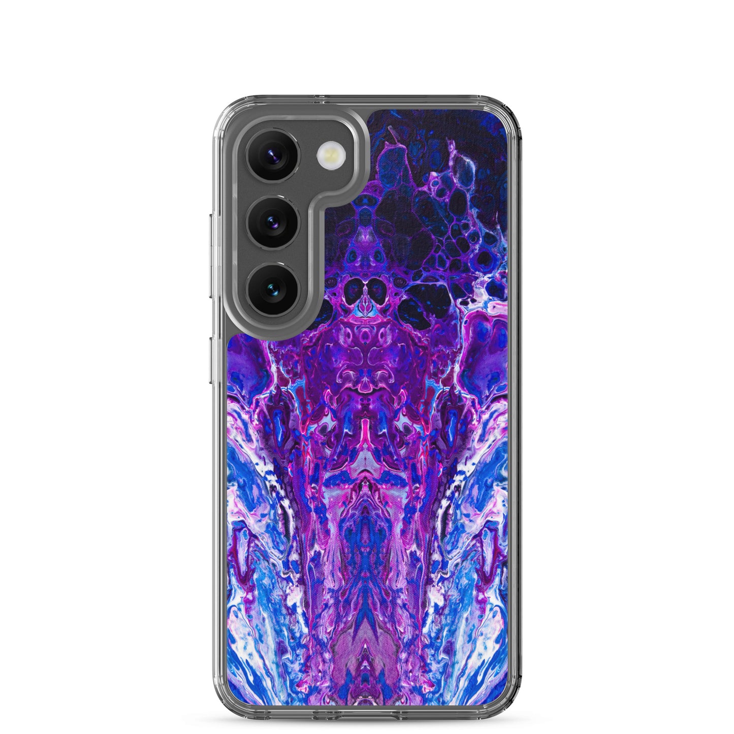 NightOwl Studio Custom Phone Case Compatible with Samsung Galaxy, Slim Cover for Wireless Charging, Drop and Scratch Resistant, Mauve Haze