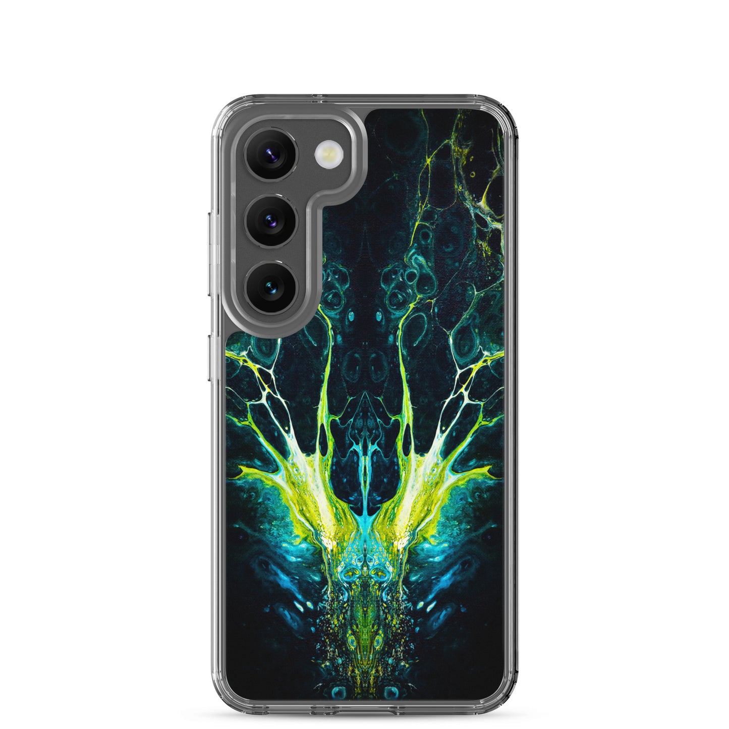 NightOwl Studio Custom Phone Case Compatible with Samsung Galaxy, Slim Cover for Wireless Charging, Drop and Scratch Resistant, Boho Art Colors, Interpretation