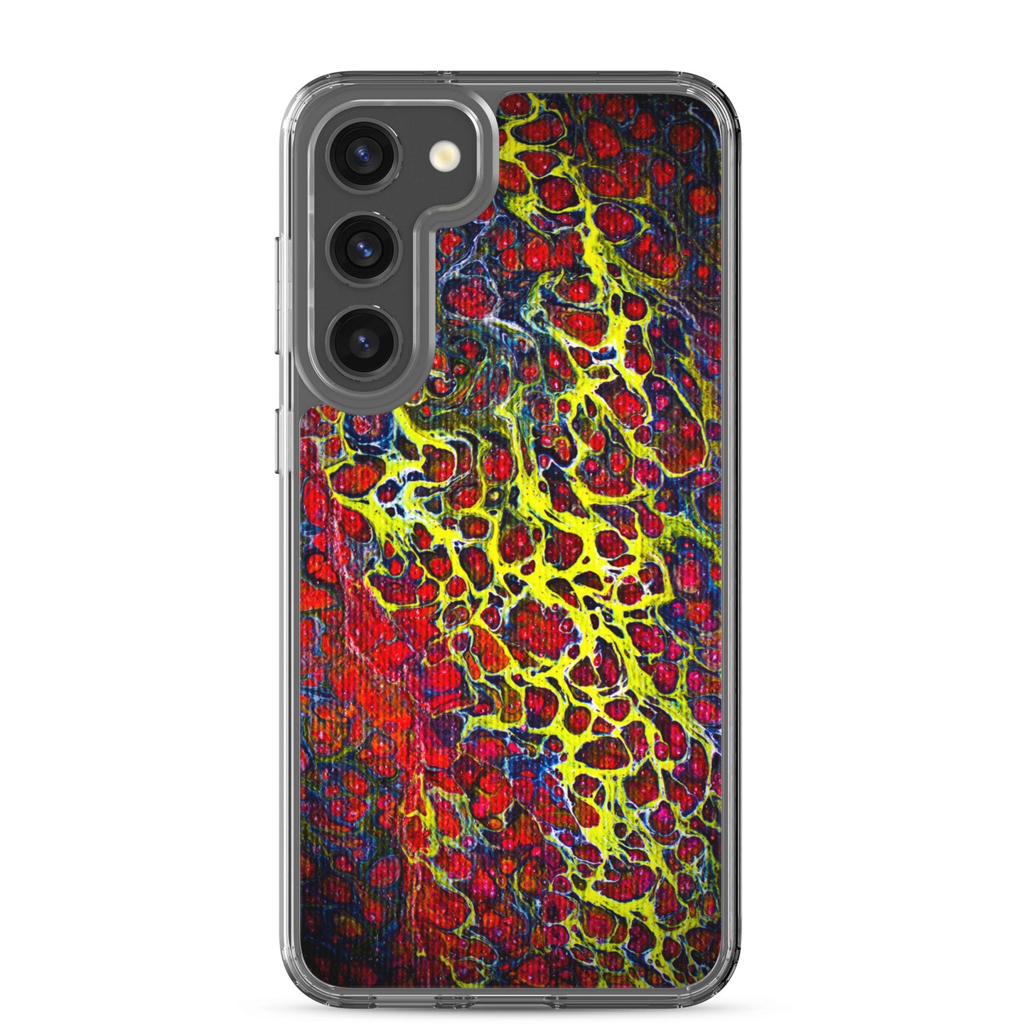 NightOwl Studio Custom Phone Case Compatible with Samsung Galaxy, Slim Cover for Wireless Charging, Drop and Scratch Resistant, Boho Art Colors, Crown of Thorns