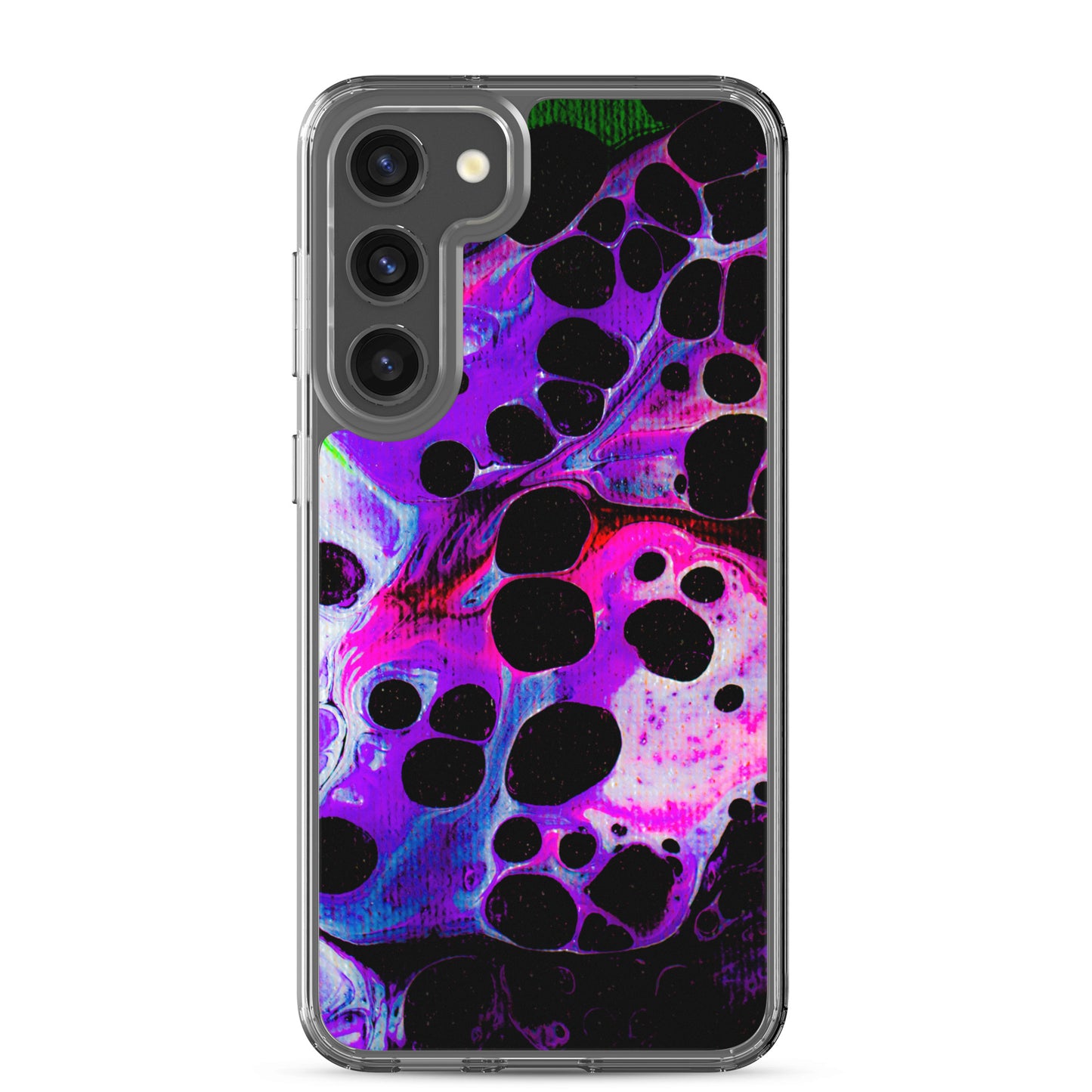 NightOwl Studio Custom Phone Case Compatible with Samsung Galaxy, Slim Cover for Wireless Charging, Drop and Scratch Resistant, Carbonated Color