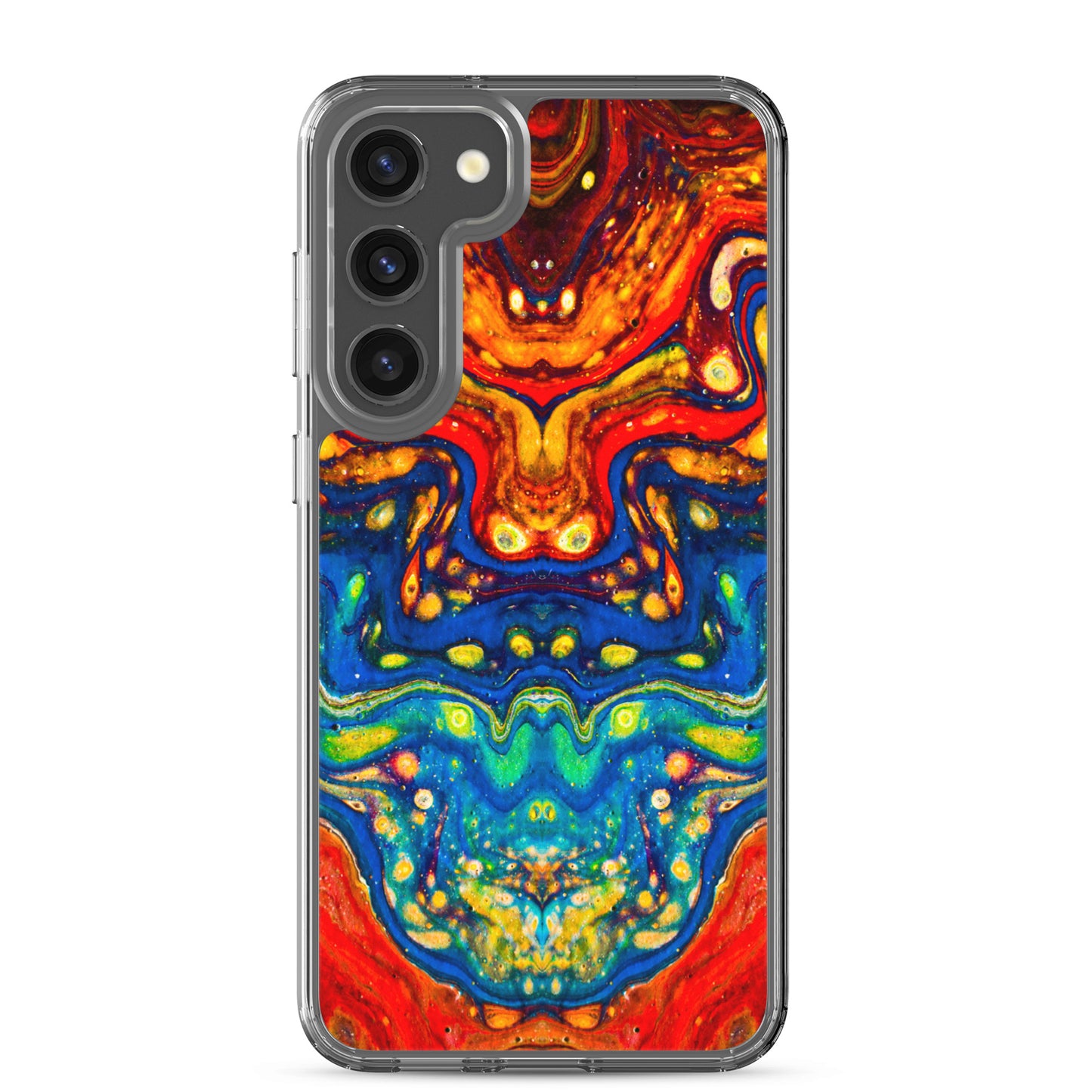 NightOwl Studio Custom Phone Case Compatible with Samsung Galaxy, Slim Cover for Wireless Charging, Drop and Scratch Resistant, Color Dragon