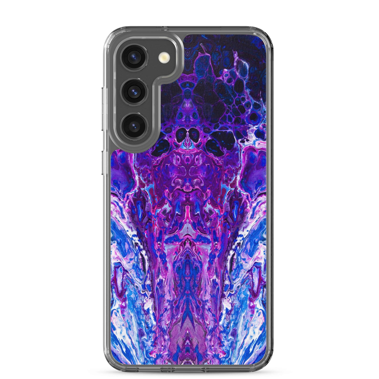 NightOwl Studio Custom Phone Case Compatible with Samsung Galaxy, Slim Cover for Wireless Charging, Drop and Scratch Resistant, Mauve Haze