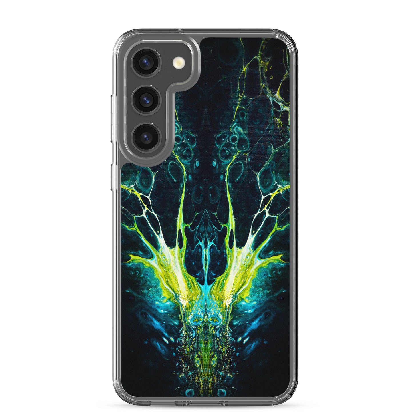 NightOwl Studio Custom Phone Case Compatible with Samsung Galaxy, Slim Cover for Wireless Charging, Drop and Scratch Resistant, Boho Art Colors, Interpretation