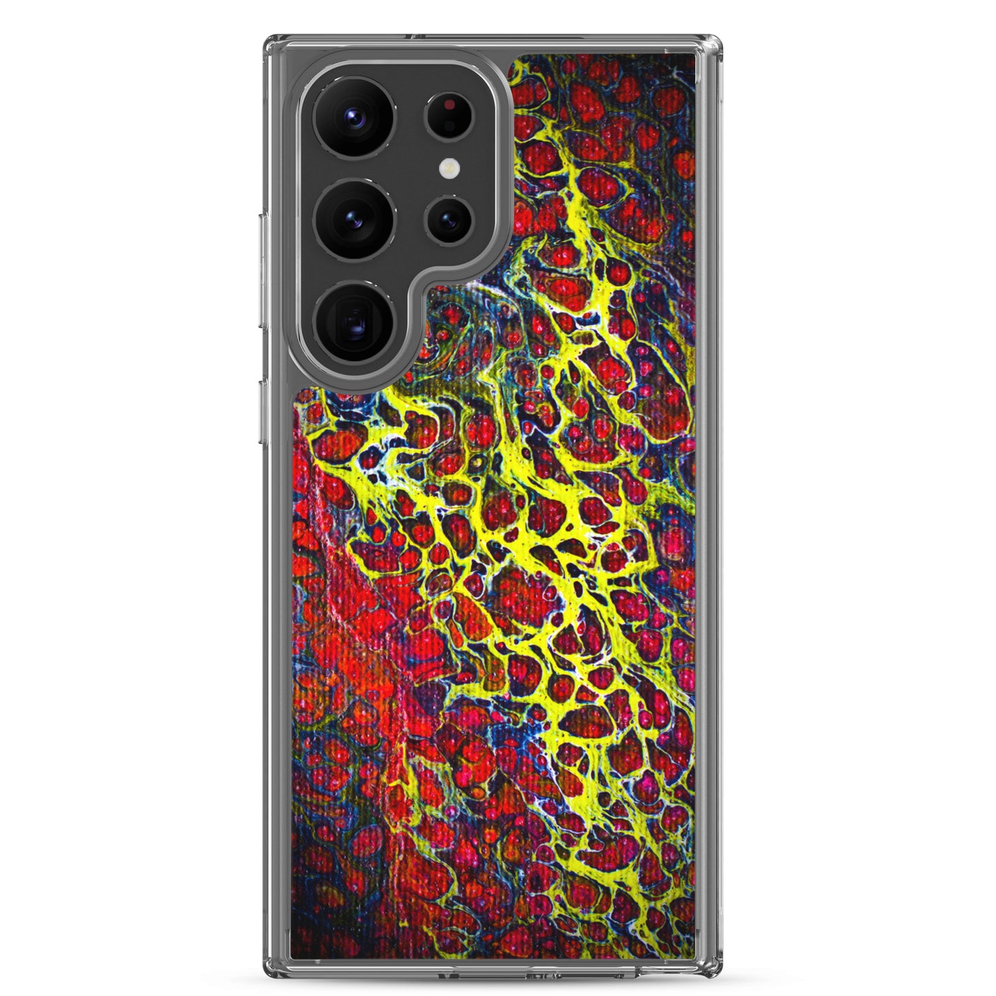 NightOwl Studio Custom Phone Case Compatible with Samsung Galaxy, Slim Cover for Wireless Charging, Drop and Scratch Resistant, Boho Art Colors, Crown of Thorns