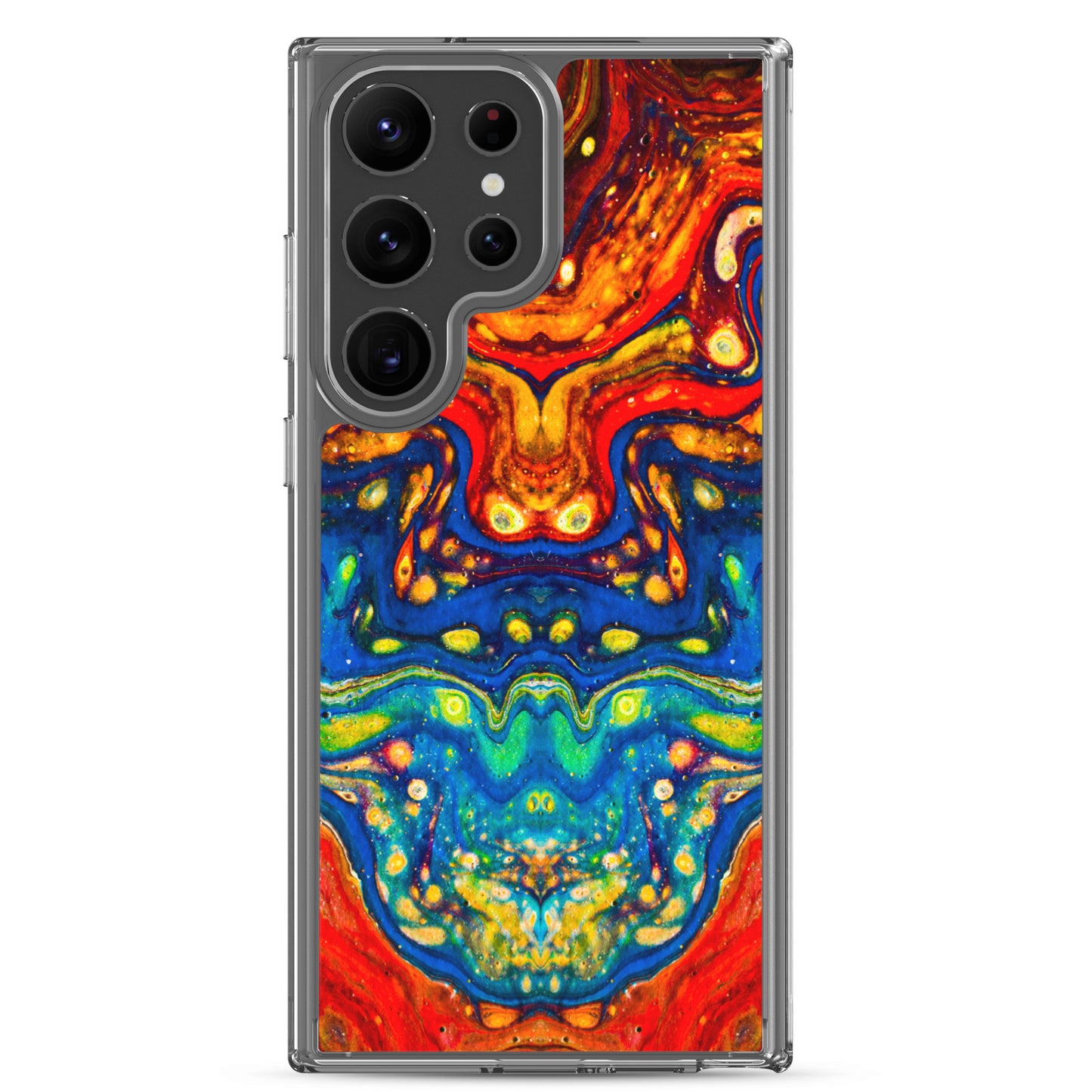 NightOwl Studio Custom Phone Case Compatible with Samsung Galaxy, Slim Cover for Wireless Charging, Drop and Scratch Resistant, Color Dragon