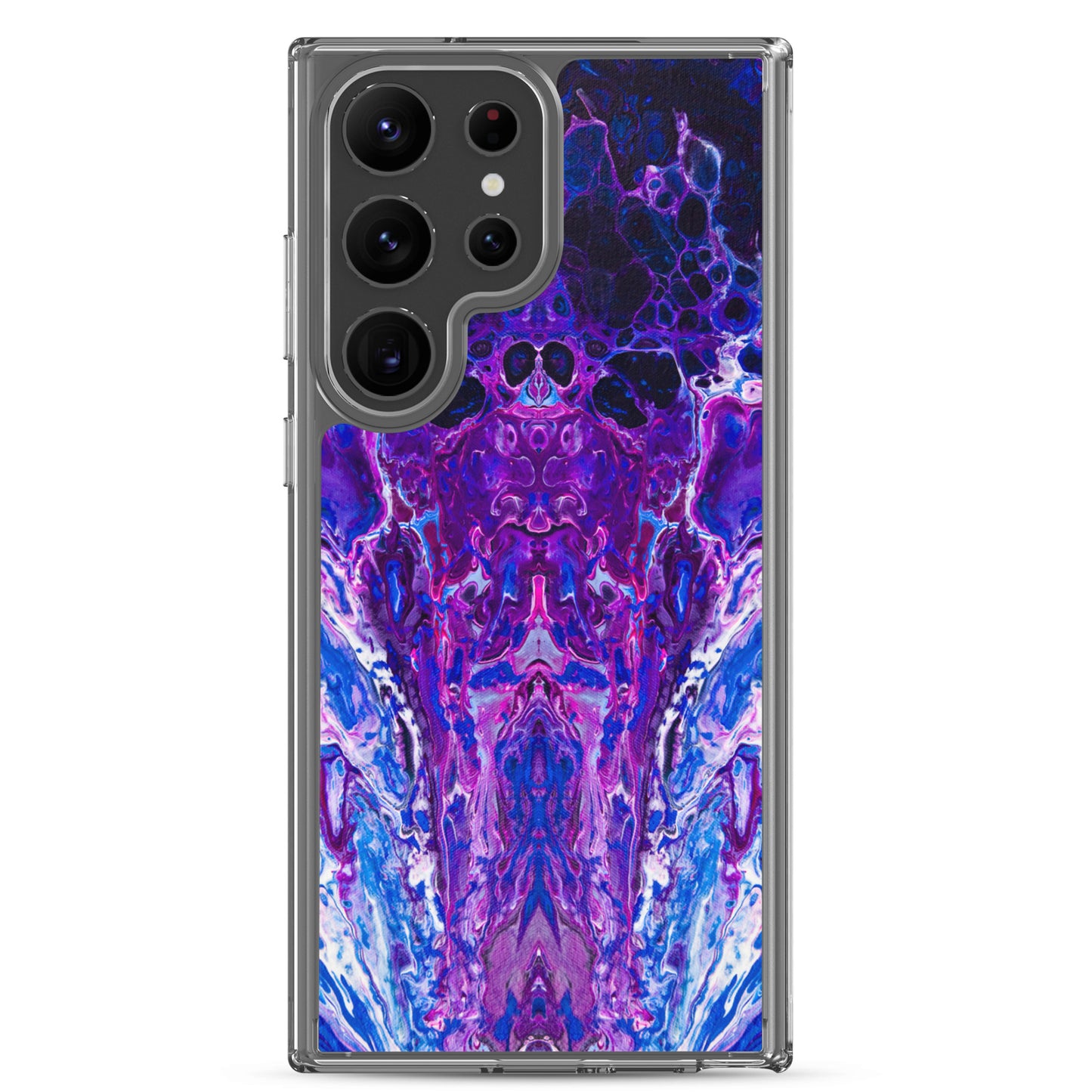 NightOwl Studio Custom Phone Case Compatible with Samsung Galaxy, Slim Cover for Wireless Charging, Drop and Scratch Resistant, Mauve Haze