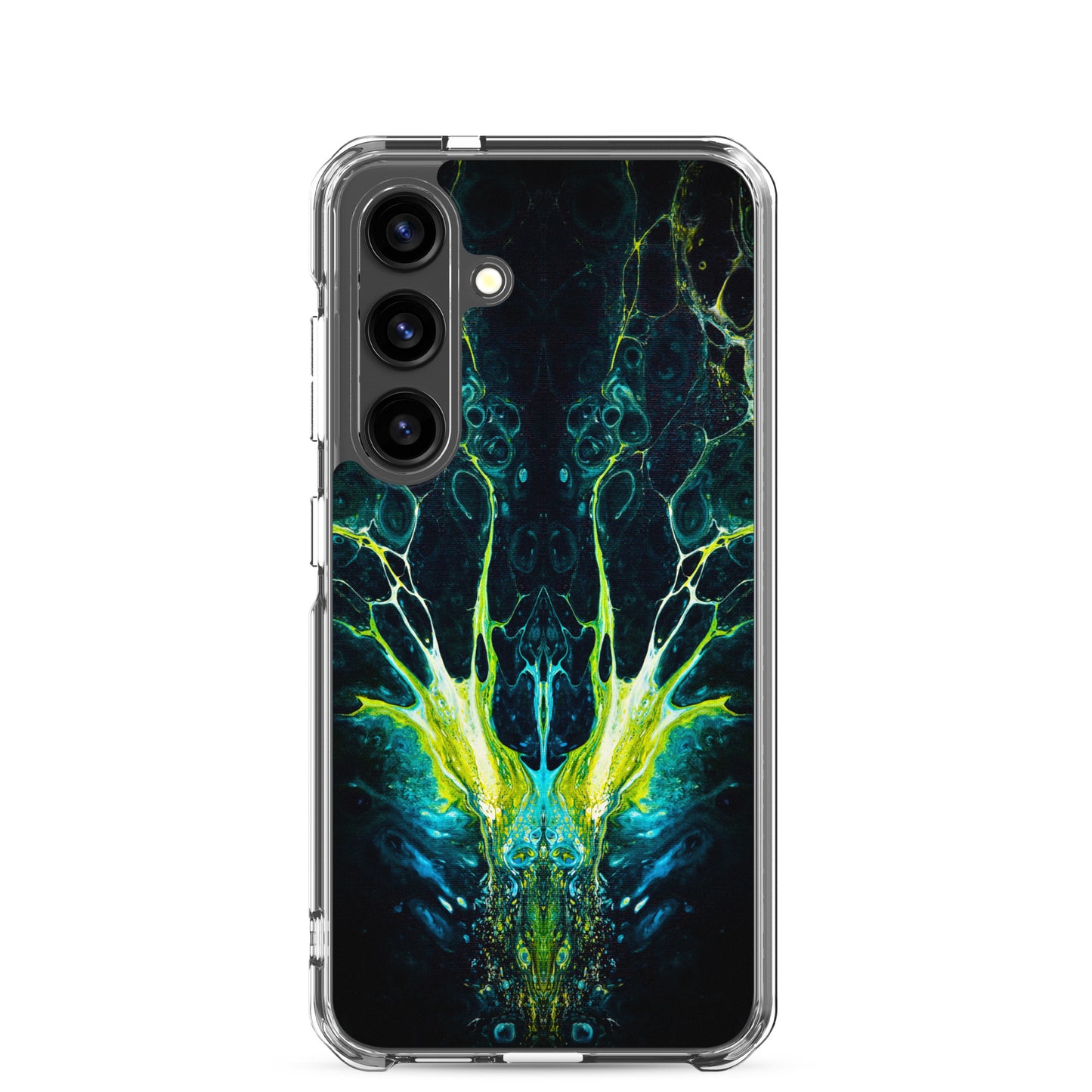 NightOwl Studio Custom Phone Case Compatible with Samsung Galaxy, Slim Cover for Wireless Charging, Drop and Scratch Resistant, Boho Art Colors, Interpretation