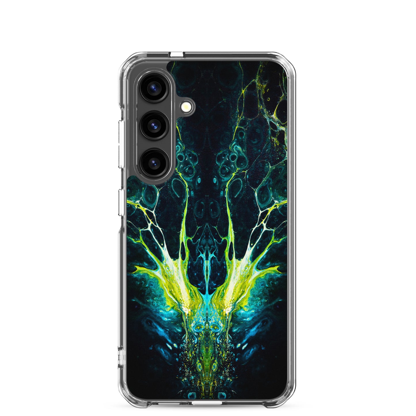 NightOwl Studio Custom Phone Case Compatible with Samsung Galaxy, Slim Cover for Wireless Charging, Drop and Scratch Resistant, Boho Art Colors, Interpretation