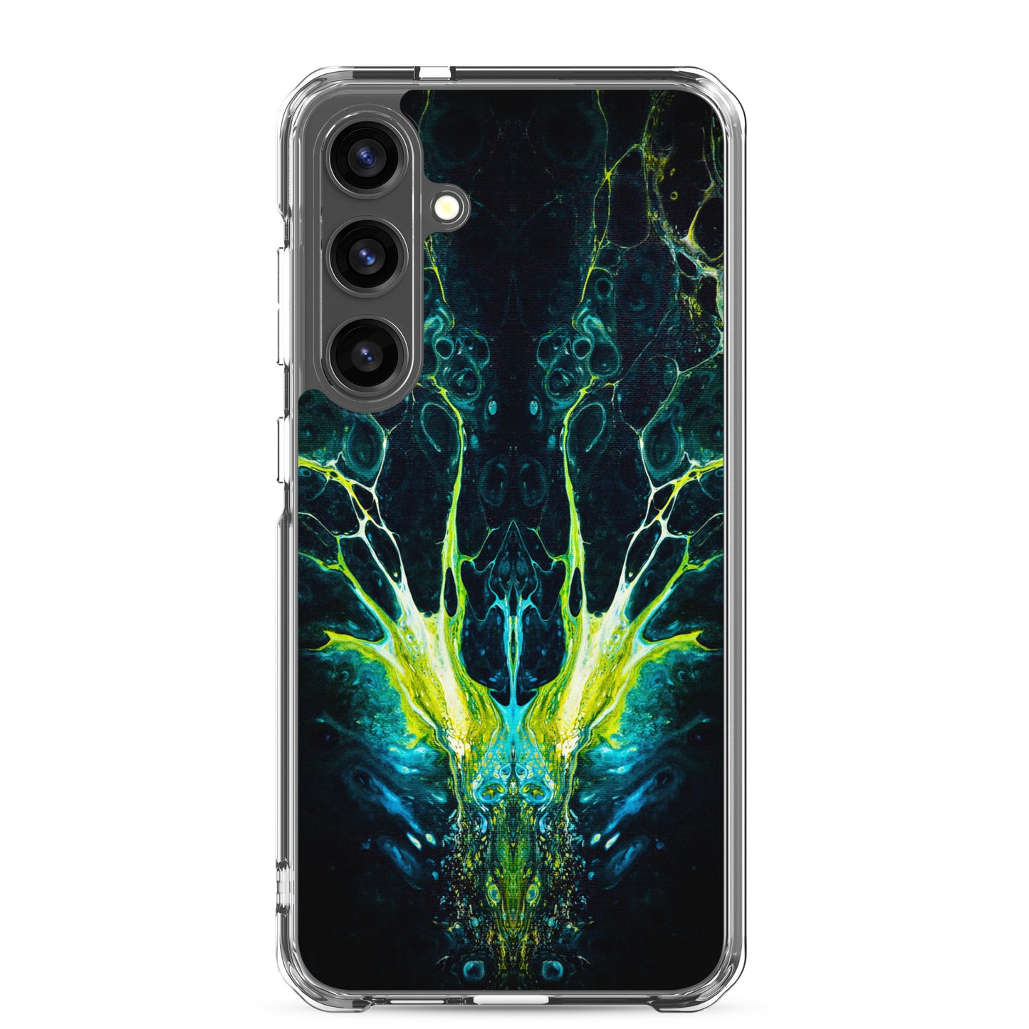 NightOwl Studio Custom Phone Case Compatible with Samsung Galaxy, Slim Cover for Wireless Charging, Drop and Scratch Resistant, Boho Art Colors, Interpretation