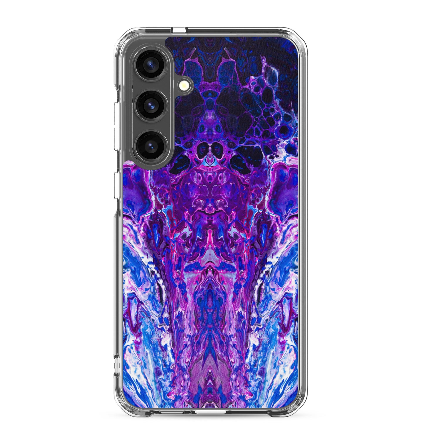 NightOwl Studio Custom Phone Case Compatible with Samsung Galaxy, Slim Cover for Wireless Charging, Drop and Scratch Resistant, Mauve Haze