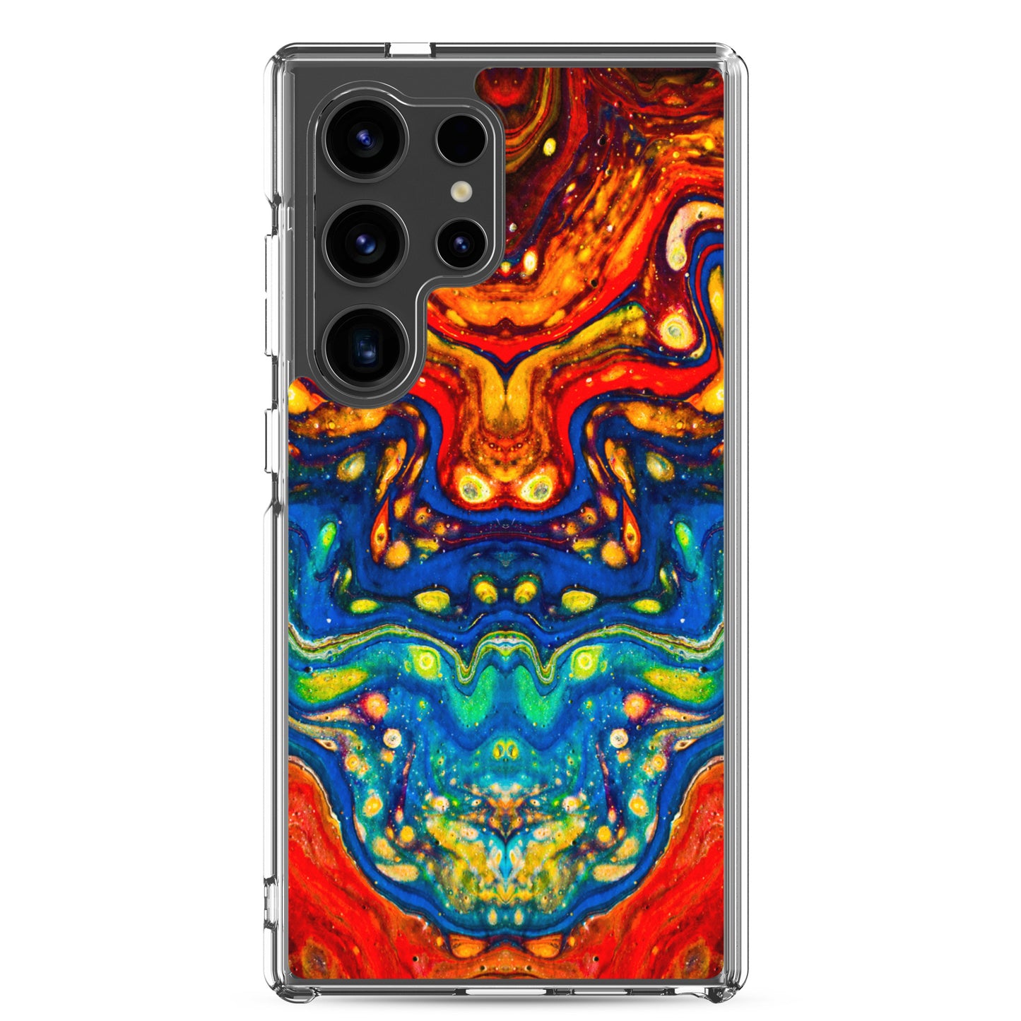 NightOwl Studio Custom Phone Case Compatible with Samsung Galaxy, Slim Cover for Wireless Charging, Drop and Scratch Resistant, Color Dragon