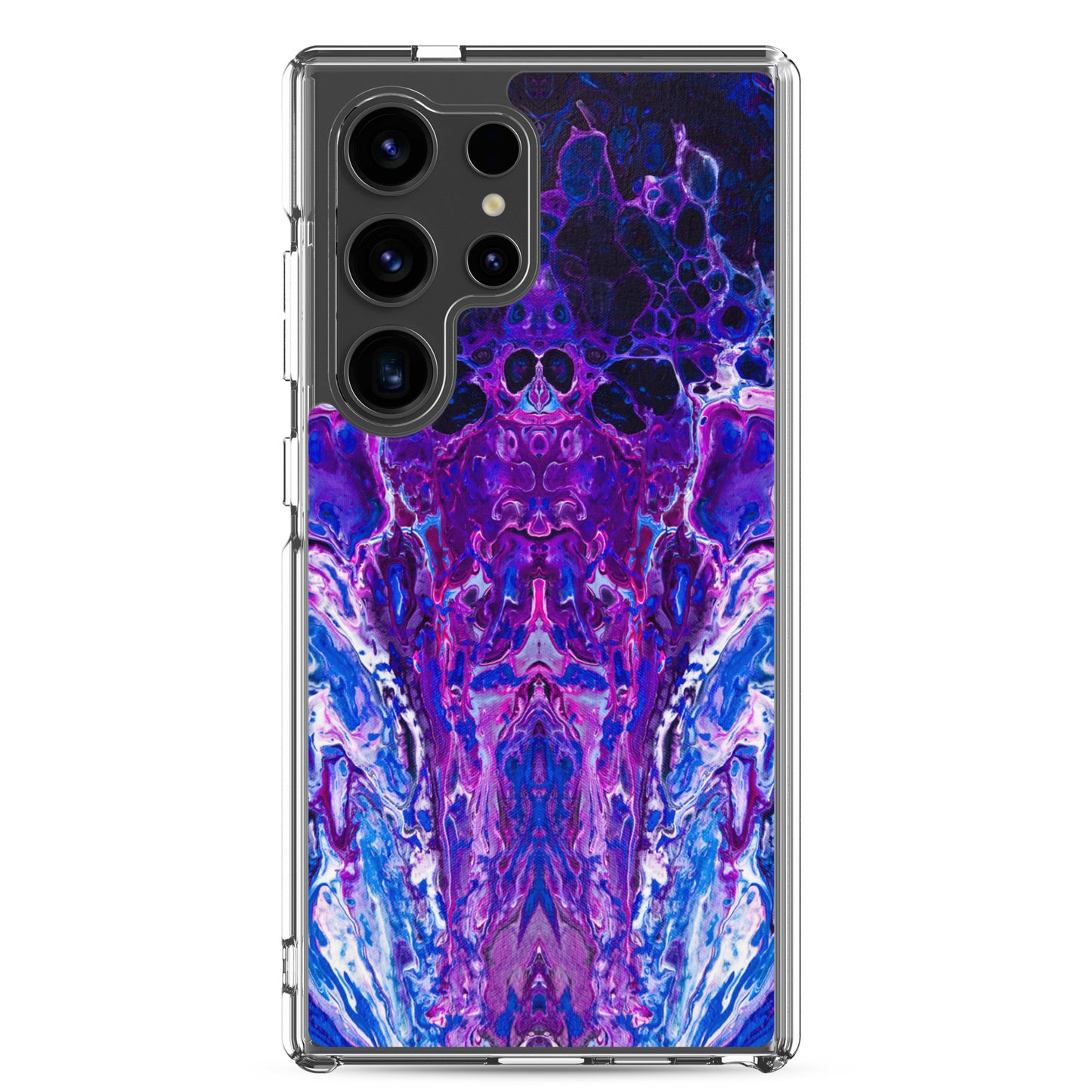 NightOwl Studio Custom Phone Case Compatible with Samsung Galaxy, Slim Cover for Wireless Charging, Drop and Scratch Resistant, Mauve Haze