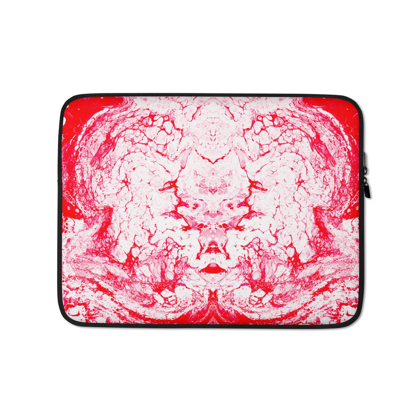 NightOwl Studio Padded Laptop Sleeve, 13 and 15 Inch Covers for Portable Computers and Large Tablets, Slim and Portable Neoprene for Work, or Travel, Strawberries & Cream