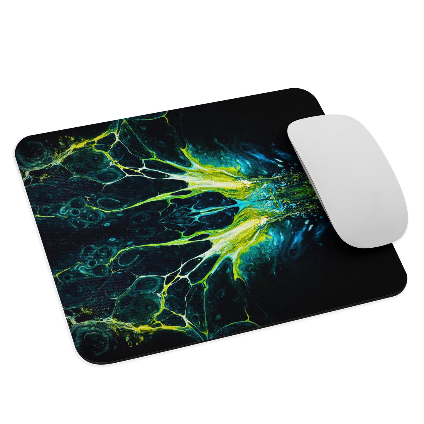 NightOwl Studio Mouse Pad, Soft Polyester Surface, Slim Natural Rubber Base, Supreme Grip, Interpretation